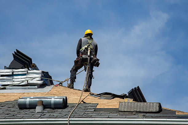 Professional Roofing technician working in Willow City, TX